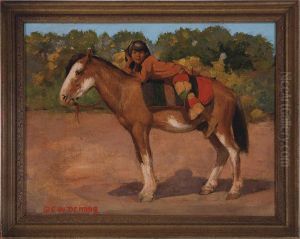 Crow Boy And His Pony by Edwin Willard Deming