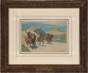 Donkey Race by Edwin Willard Deming