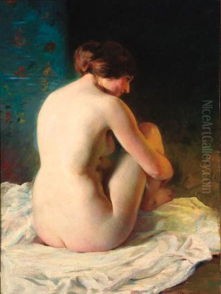 A Seated Nude - view 1