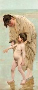 Les Premiers Pas by Virginie Demont-Breton