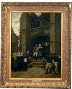 Mariage Breton by Charles Theophile Demory