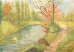 Landschaft Mit Flusslauf