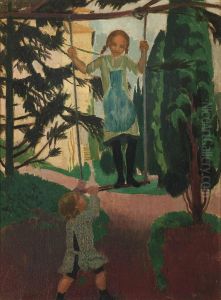 La Balancoire Au Prieure by Maurice Denis
