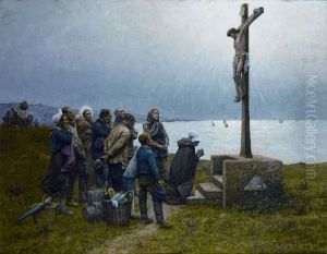 La Priere Du Depart by Jules Denneulin