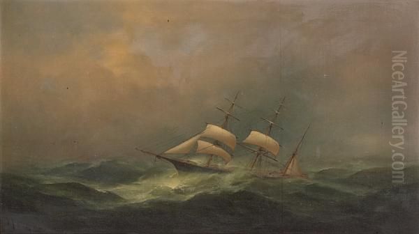 A Ship On Rough Seas - view 1