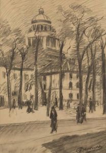 Vue Du Palais Dejustice by Alexandre Denonne