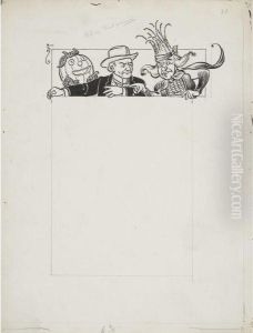 Farmer Pringle, Corn Dodger Andpumpkin-head by William Wallace Denslow