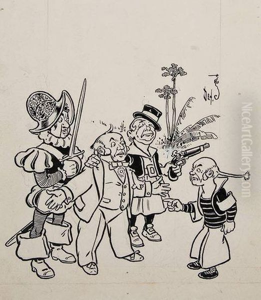 The Pirates Rushed At The Proprietor And Made Him A Prisoner - view 1