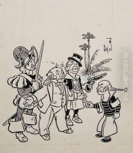 The Pirates Rushed At The Proprietor And Made Him A Prisoner by William Wallace Denslow