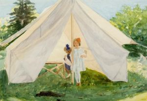 Peggy And Nelly In The Family""s Tent