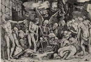 Allegory Of Death And Fame by Marco Dente Da Ravenna