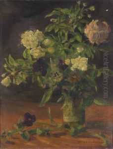 Natureza Morta Com Flores by Arpad Depaszthory