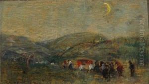 Processione Al Calar Della Sera by Giovanni Depetris