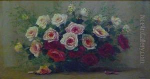Bouquet De Roses by Gabrielle Marguerite Deplancher