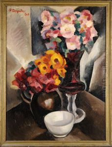 Vase Garni De Fleurs