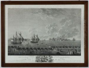 Combat Naval by Francois Dequevauviller