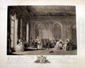 L'assemble Au Salon by Francois Dequevauviller