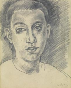Portrait De Jeune Homme by Andre Derain
