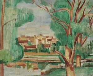Bords De Seine A Carrieres-sur-seine by Andre Derain