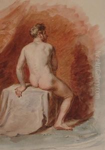A Male Nude. by William Derby