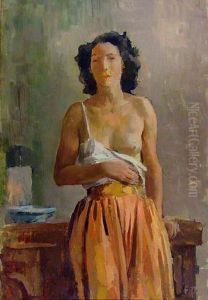Figur Im Braunen Rock by Fritz Deringer