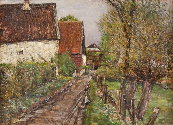 Dorfweg Im Sommer - view 1