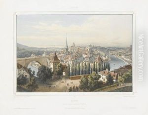 Berne/vue De Nouveau Pont De Nydeck by Laurent Deroy