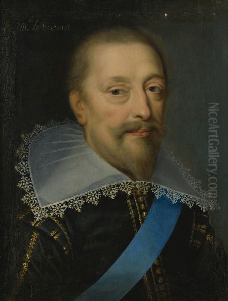 Portrait Of A Man With Blue Sash - view 1