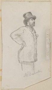 Degas Au Chapeau by Marcellin Desboutin