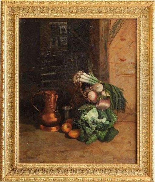 Nature Morte Aux Legumes Et Au Pichet - view 1