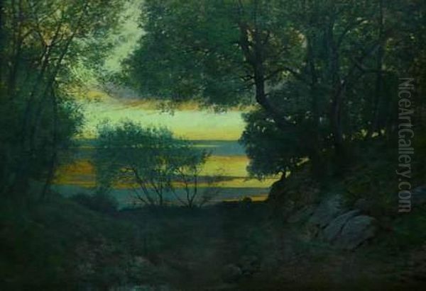 Vallee De Fontana, Soleil Couchant - view 1