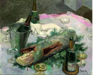 La Buche De Noel by Auguste Theodore Desch