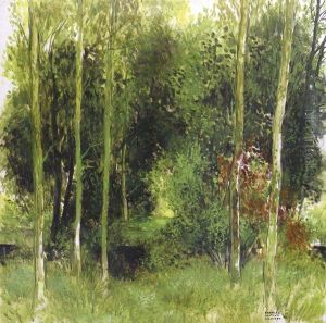 Waldinneres by Gustave Charles Descostils