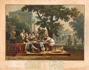 L'enfant Prodigue by Charles-Melchior Descourtis