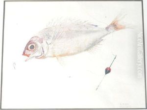 Nature Morte Au Poisson by Pierre Romain Desfosses