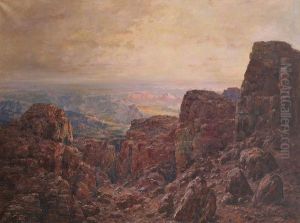 Paysage De L'atlas by Eugene Deshayes
