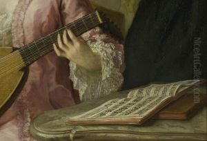 Bildnis Einer Lautenspielerin by Georg Desmares