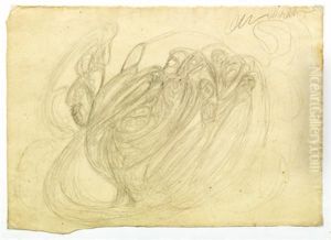 Dessin Mediumnique by Fernand Desmoulins