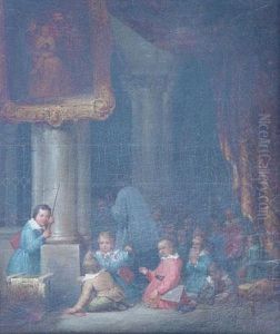 Catedral De Salisbury by Joseph Vezien Desombrages