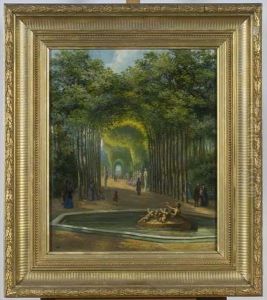 Promenade Dans Le Parc De Versailles by Artus Despagne