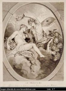 C. 1750, En Paris, Con Privilegio Real, Sobreobra De Watteau