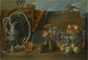A Still Life With Two Rabbits