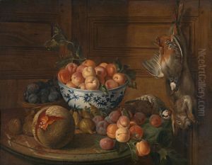 A Still Life With Fruit by Nicolas Desportes