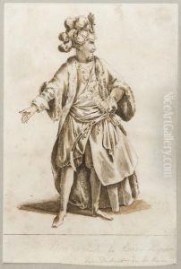 Projet De Costume Pour Mahomet Dans Un Spectacle Appele 'lecaire'