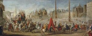 A Procession Of The
Pensionnaires by Francois Jacques M. Destappe