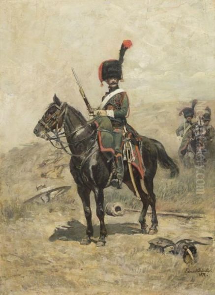 Soldier On Horseback - view 1