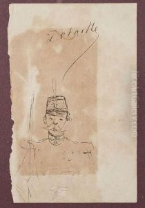 Soldats Sous La Iiie Republique by Jean Baptiste Edouard Detaille
