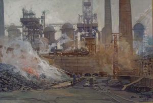 Am Stahlwerk by Oscar Detering