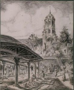 Au Lavoir by Marie Therese Dethan Roullet
