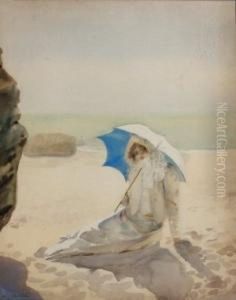 Jeune Femme Al'ombrelle